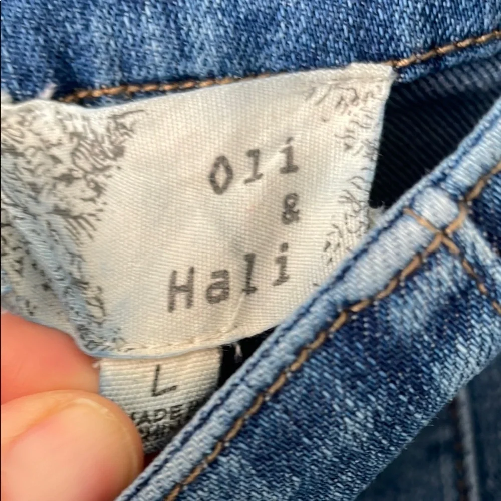 Oli & Hali Stretch Bootcut High Rise Flare Jeans Women's Size Large Blue